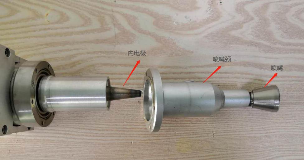 大氣射流型等離子清洗機噴槍結構-昆山普樂斯等離子清洗機